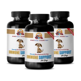 Immune System Booster Dogs - Immune Support and Health - for Dogs Treats - Premium Advanced Formula - Dog Skin Itch Relief - 270 Treats (3 Bottle)