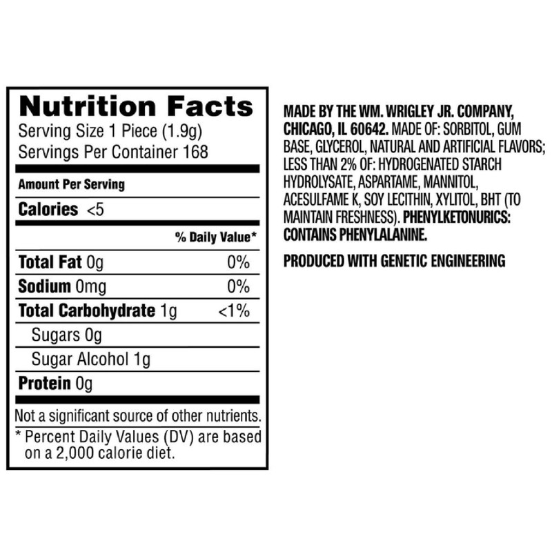 Orbit® Wintermint Gum, 13.6 Oz, Box Of 12