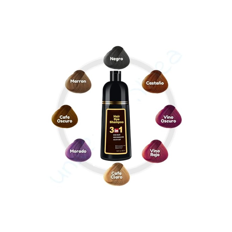 YAYAN HOUSE | Shampoo Tinte Cubre Canas Natural Jengibre, Retoca