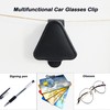 Spldsun Pack of 2 Glasses Holders for Car, Sunglasses Holder,