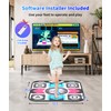BEBAPOW USB Dance Mat for PC/Computer, Upgraded Dance Pad for