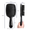 Bluelander Kit de 2 Cepillos para Cabello Antinudos con Mango