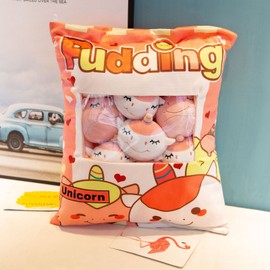 Plush Pillow Cushion Cute Throw Pillow Removable Stuffed Animal Toys Cushion for Decoration Gifting Unique 35‑50