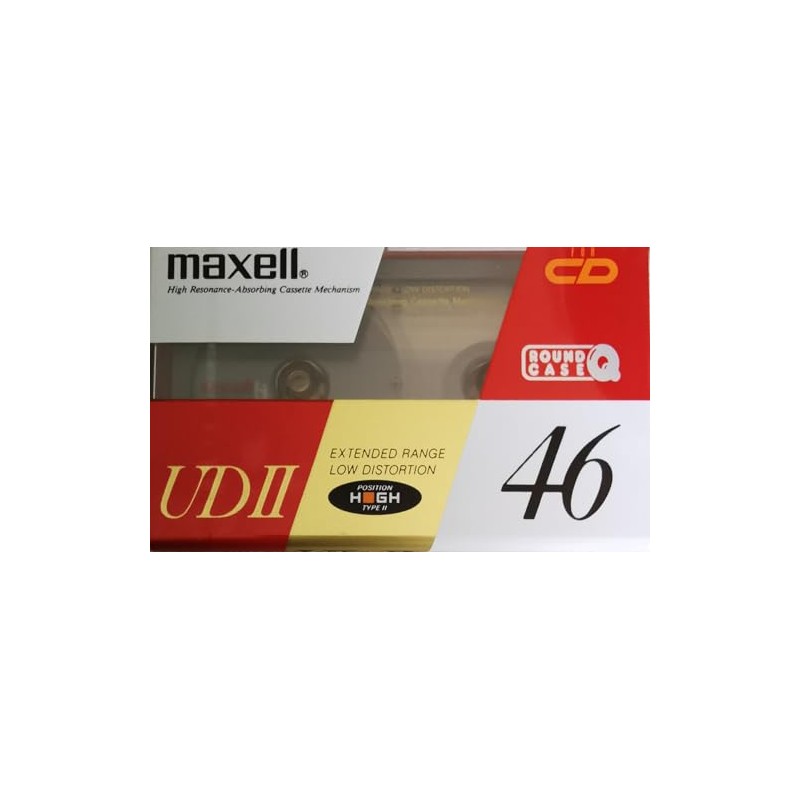 maxell UD2-46 Cassette Tape UDII 46 Minutes