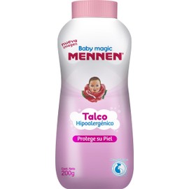 Mennen Talco para Bebé Baby Magic Rosa 400 g. Hipoalergénico y Es Perfecto para Evitar los Malestares e Irritaciones por el Pañal. Fórmula Suave que Cuida la Piel de tu Bebé