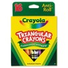 Crayola Anti-Roll Triangular Crayons, Assorted, 16/Box - Sold As 1