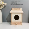 Innovative Wooden Birdhouse Natural and Safe DIY Outdoor Wooden Birdhouse