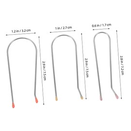 Minkissy 24pcs Curling Hot Roller Clips Hot Roller Accessories Hair Clips for Quick Heating