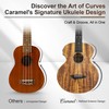 Caramel CB207 Acacia Baritone Acoustic Electric Ukulele with Truss Rod