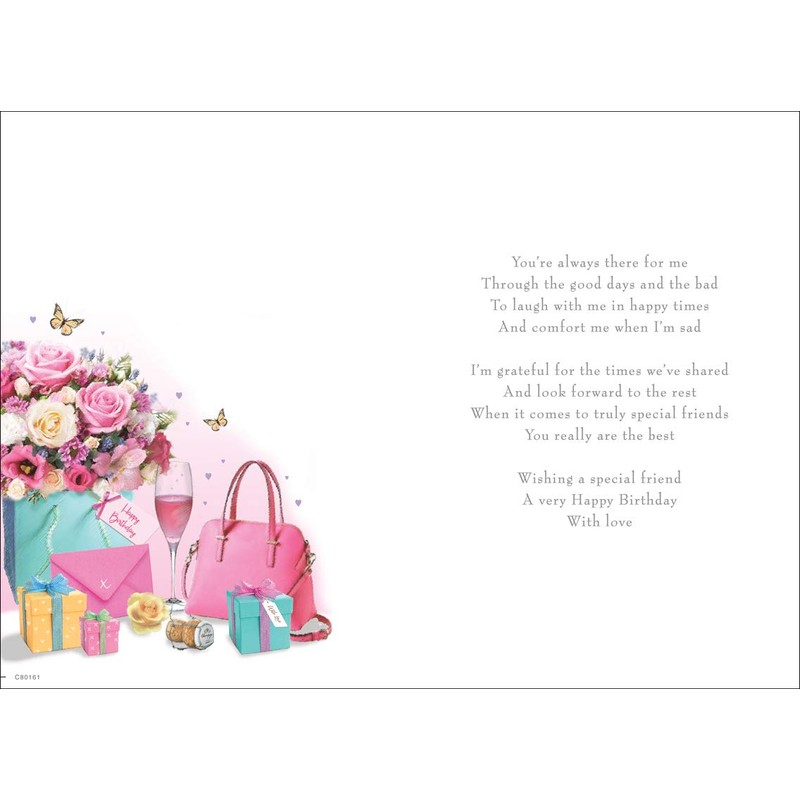 Birthday Card Friend - 9 x 6 inches - Regal