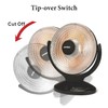Optimus H-4430 14-Inch Oscillating Dish Heater