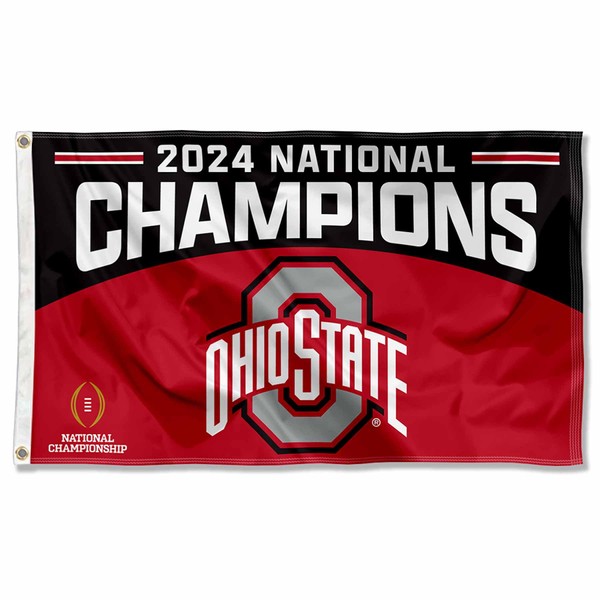 Ohio State Buckeyes College Football 2024 National Champions 3x5 Grommet