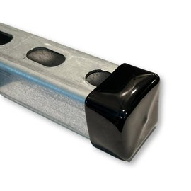 Generic Plastic Safety End Caps for Unistrut Channel 1-5/8'' inch BLACK