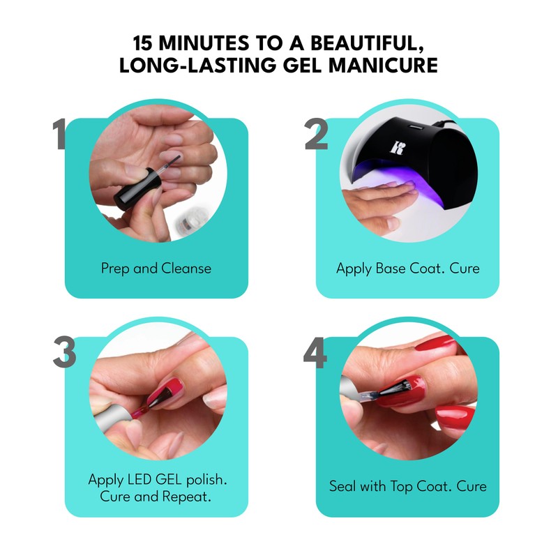 Red Carpet Manicure Fortify & Protect Purple Neon Crème Gel
