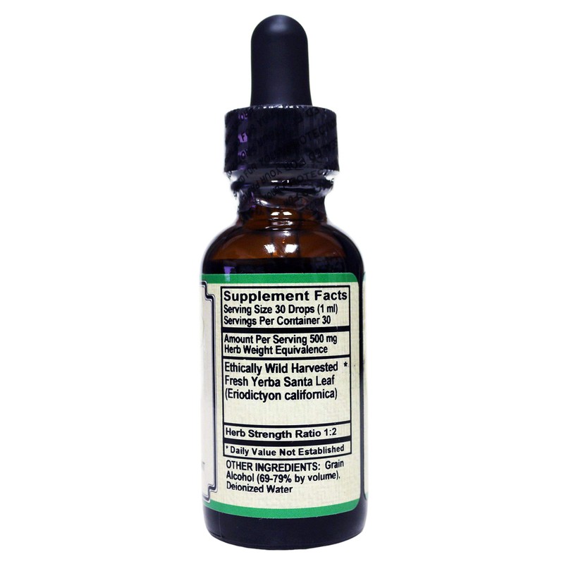 AlchePharma Yerba Santa Leaf Tincture - (Eriodictyon californica)- Ethically Wild