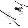 Universal UTV Windshield Wiper Kit, 2Pcs Electric 90 Degree 16"