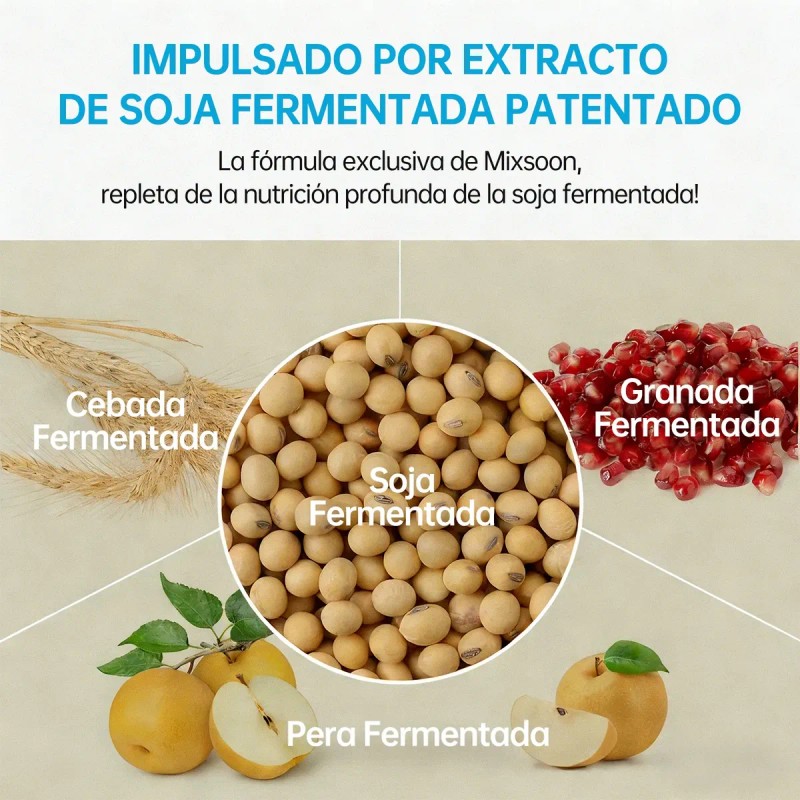 Mixsoon Suero Facial Solar De Soja Spf50+ Iluminador 50ml