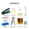 ZoeRax Ethernet crimping tool kit RJ45 crimp tool, Cat5 Cat6