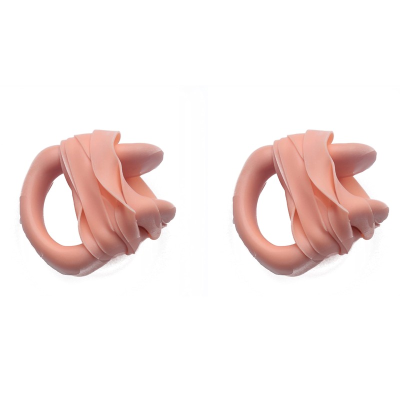 Ruwado 2 Pcs Nose Plugs Swimming Nose Clips with String