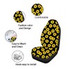 Dreaweet Stylish Cow Print Auto Seat Covers Black&White Front Seat