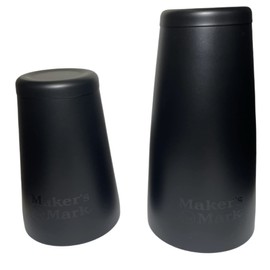 Maker's Mark Black Metal 2 Piece Shaker & Cup Set