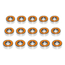 Winter Evening Ceramic + Stainless | for Traxxas Slash, Stampede, Rustler Bearings Kit 2WD 1/10 (15 Pcs)