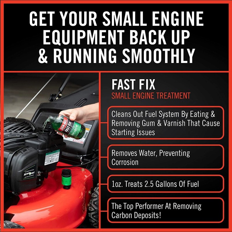 STA-BIL Fast Fix Small Engine Treatment - Cleans Carbs and