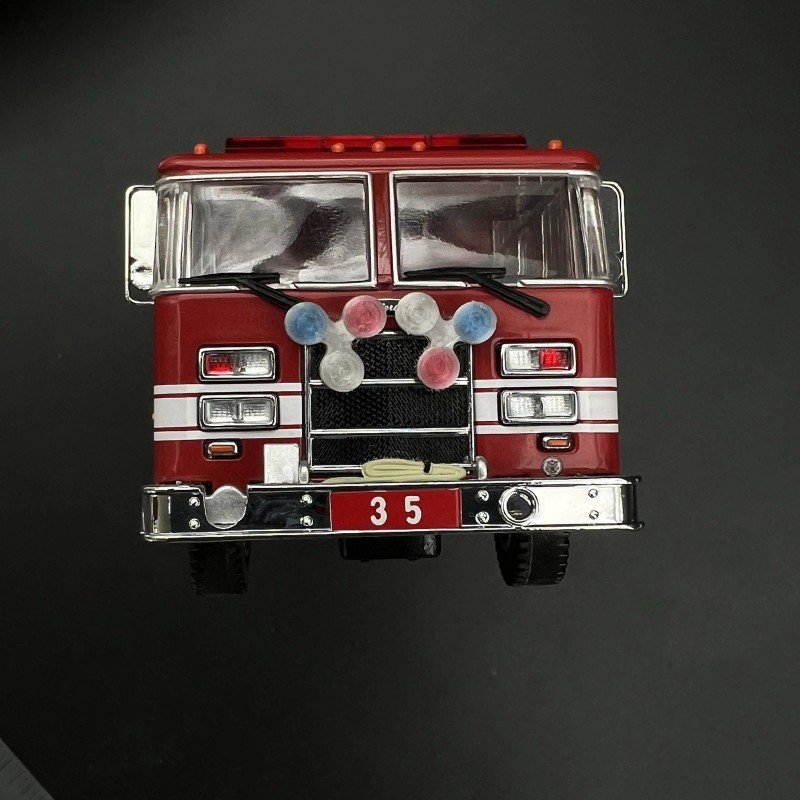 Non-operating Lightbars 2 Pack 1/64 Roto Ray Blue Clear Red