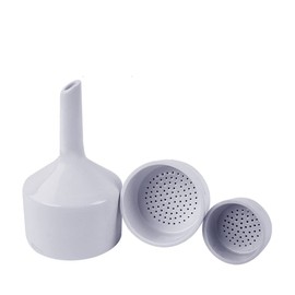 Büchnertrichter Trichter aus Porzellan, 60/80 / 100 mm Filtertrichter für Labor