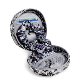 Vera Bradley Women's Hair Accessory Set With Organizer, Tranquil Medallion, One Size