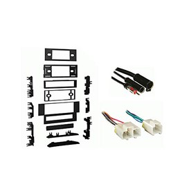 Harmony Audio Compatible with Nissan Hardbody Pickup 1995 1996 1997 Single DIN Stereo Harness Radio Dash Kit