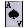 Ivamis Ace Of Spades Novelty Iron on Patch- 2x3 inch