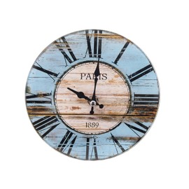 Pearl Metal Tabletop, Glass, Clock, Table Clock, Wall Clock, Dual Use, ROUND 17cm 12A1801-2 N-8193