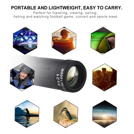 8 x 21 Mini Monocular Telescope, Mini Single Binoculars Monocular for Kids Bird Watching Gifts Bird Watching Monocular for Adults