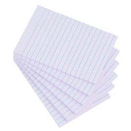Vanpad Lined Sticky Notes 4X6 in Light Purple Pink Ruled Stickies Super Sticking Power Memo Pads Strong Adhesive, 6 Pads/Pack, 45 Sheets/pad