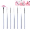 Nail Brushes for Nail Art Brushes,Acrylic Nail Brush,7pcs French Tip
