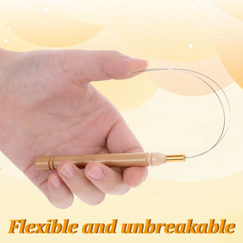 3 Pcs Hair Extension Tools, Hair Beader Tool, Threader Pulling