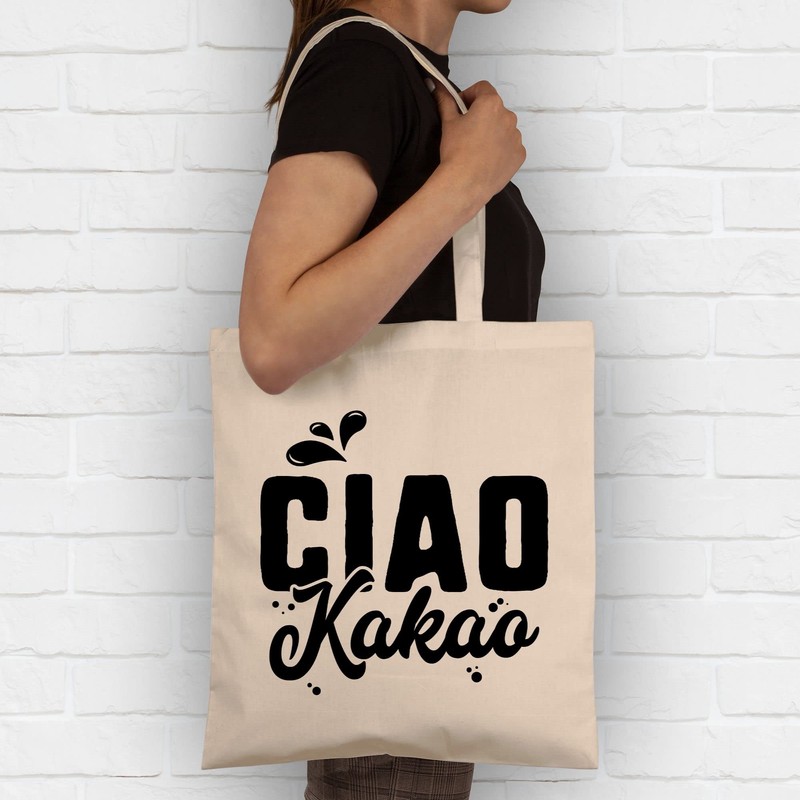 Shirtracer - Cotton Bag - Kitchen - Ciao Cocoa, 2