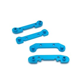 Oisunt - Juego de módulos de refuerzo de brazo oscilante para WLtoys Upgrade, brazo de control de metal, piezas fijas delanteras y traseras (rojo)