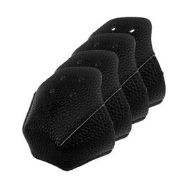 2 Pair Toe Guards Protectors PU Leather Roller Skate Protectors with 4 Holes for Roller Skate