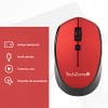 TECHZONE Mouse Óptico Inalámbrico Tecnología USB Plug and Play Ambidiestro