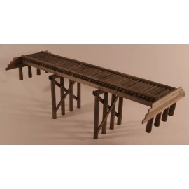 Evergreen Hill designs EH5021 Pile NG Trestle Wood Kit - 48'  1 Bay Bent 4 Leg - On3/On30 Scale NIB