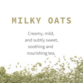 Milky Oats, Organically Grown in Wisconsin | 5.6 oz | 79 Servings | Sacred Blossom Farm | Herbal Tea & Medicinal Herbs | Loose Leaf | Regenerative Farming | Single Source | Avena Sativa