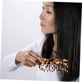 Outanaya 2pcs Wide Tooth Acetate Hair Combs Static Detangling Comb for Thick Wavy Curly Hair for Wet Dry Use Reduces Breakage Improves Texture