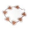 Metal Rain Chain Drainage Function Decorative Heart Shape Wind Chime