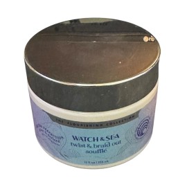 Watch & Sea Twist & Braid Out Soufflé Hair Styling Cream Moisturizing 12oz