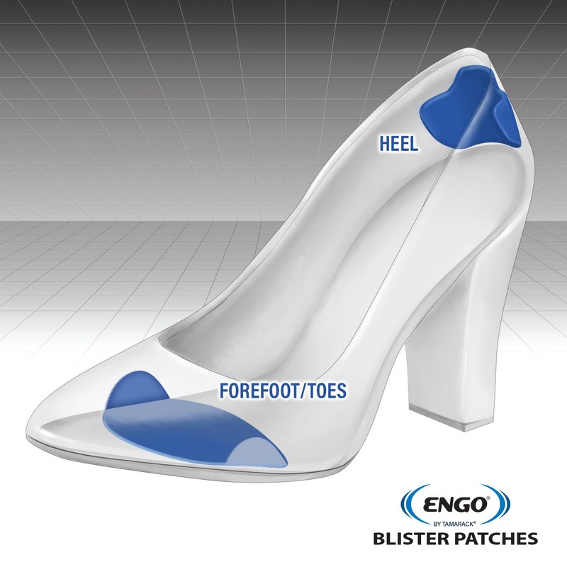 ENGO Heel Blister Prevention Patches (2 Patches) by Engo