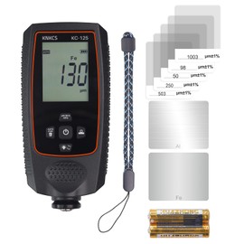 KNKCS Paint Thickness Gauge for Cars - Accurate Mil Thickness Gauge for Iron/Aluminum/zinc Car Body Filler Tester for Used Car Buyers & Auto Body Shops, with Rotating Screen & Continuous Measurement