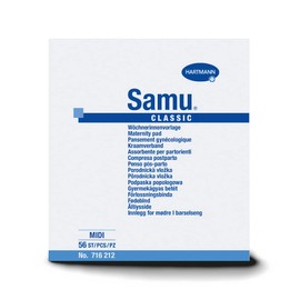 Samu Classic Midi Wöchnerinnen-Vorlagen Wochenbettbinden Einlagen 1x56 Stück