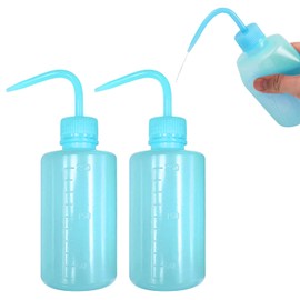 GEN'C BÉAUTY Tattoo Wash Lash Wash Bottle Safety Rinse Bottle Wash Tattoo Supplies 250ml (Blue & Blue)